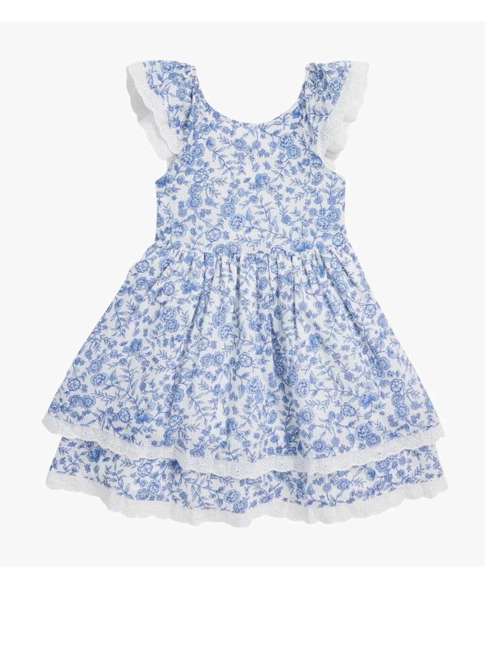 Pippa & Julie Girls Joyce Cotton Floral Sundress